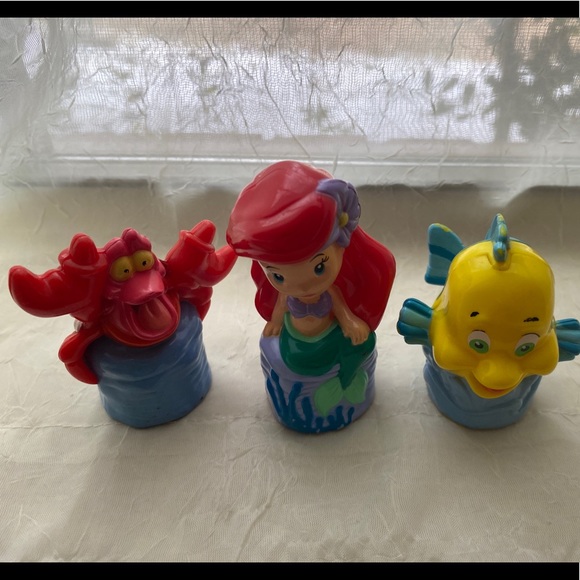 Mega Bloks 3pc Ariel Sebastian Flounder set - Picture 14 of 14